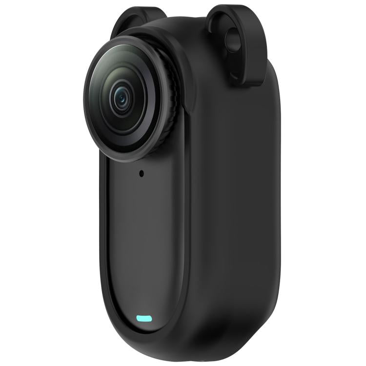 For Insta 360 Go 2 Solid Color Silicone Protective Case(Black) - free shipping - PMC TechLife - Order now!