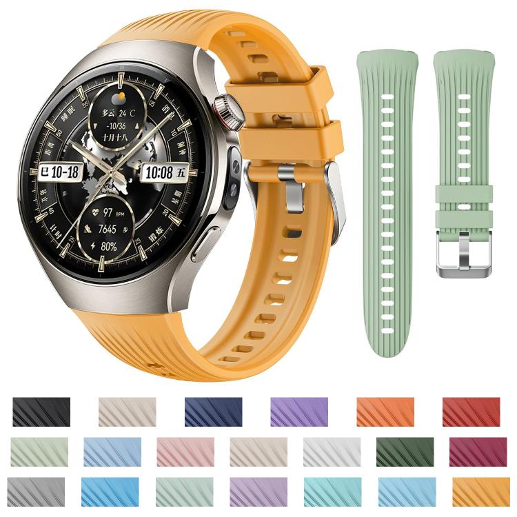 For Huawei Watch 5 46mm Vertical Silicone Watch Band(Light Purple) - free shipping - PMC TechLife - Order now!