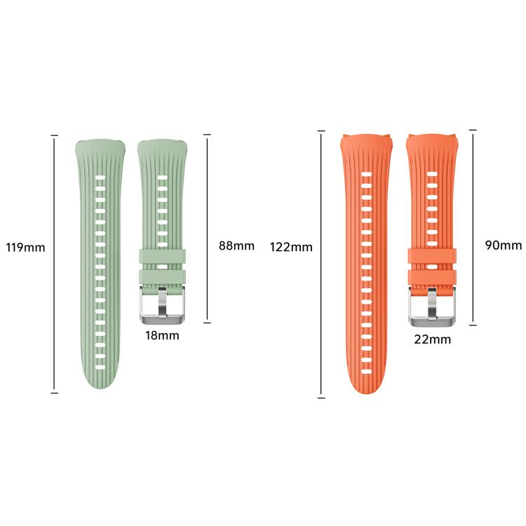 For Huawei Watch 5 46mm Vertical Silicone Watch Band(Sky Blue) - free shipping - PMC TechLife - Order now!