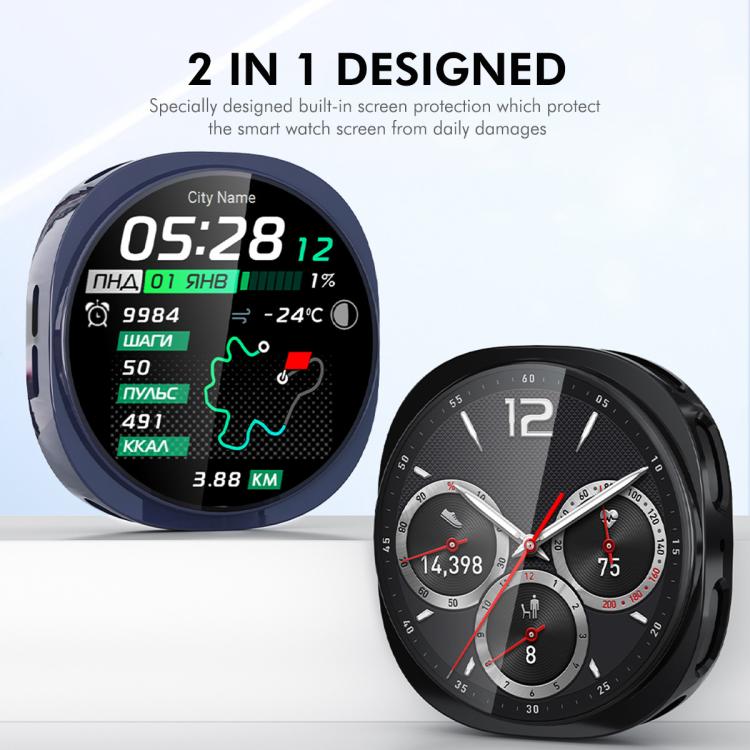For Samsung Galaxy Watch8 40mm ENKAY Hat-Prince Full Coverage Electroplated Soft TPU Case with Screen Protection(Blue) - free shipping - PMC TechLife - Order now!