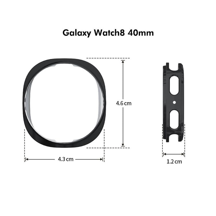 For Samsung Galaxy Watch8 40mm ENKAY Hat-Prince Full Coverage Electroplated Soft TPU Case with Screen Protection(Blue) - free shipping - PMC TechLife - Order now!