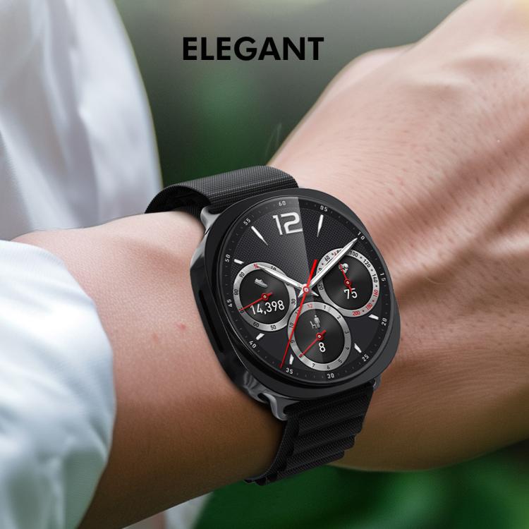 For Samsung Galaxy Watch8 44mm ENKAY Hat-Prince Full Coverage Electroplated Soft TPU Case with Screen Protection(Silver) - free shipping - PMC TechLife - Order now!