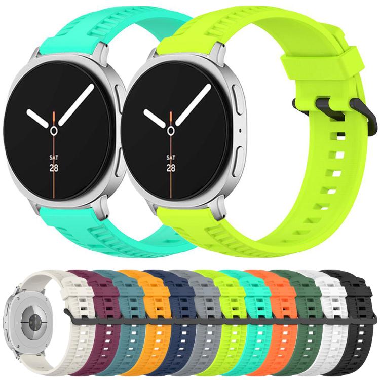 For Samsung Galaxy Watch8 / Watch8 Classic Tire Texture Silicone Watch Band(Lime) - free shipping - PMC TechLife - Order now!