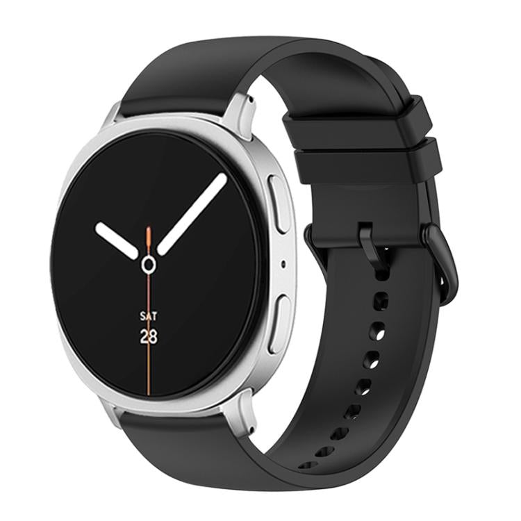 For Samsung Galaxy Watch8 / Watch8 Classic Round Tail Silicone Watch Band(Black) - free shipping - PMC TechLife - Order now!