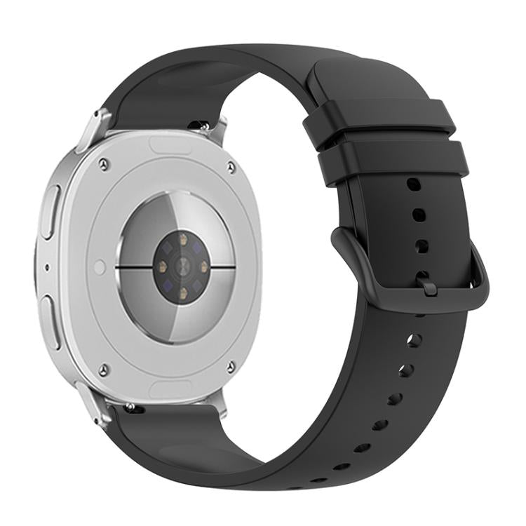 For Samsung Galaxy Watch8 / Watch8 Classic Round Tail Silicone Watch Band(Black) - free shipping - PMC TechLife - Order now!