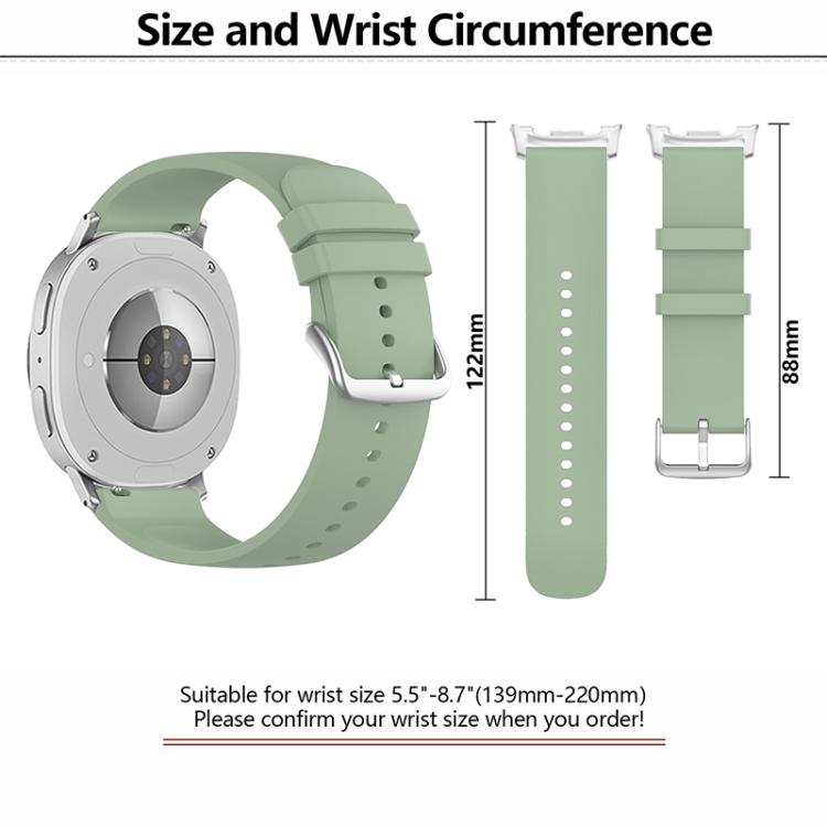 For Samsung Galaxy Watch8 / Watch8 Classic Round Tail Silicone Watch Band(Light Pink) - free shipping - PMC TechLife - Order now!