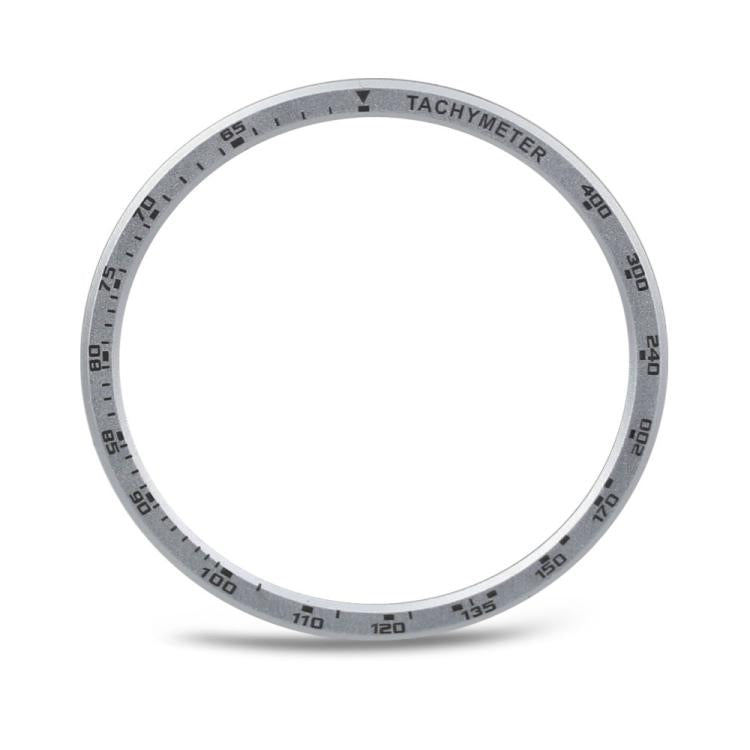 For Samsung Galaxy Watch8 40mm Speed Bezel and Solid Color Stitched Silicone Watch Band(Light Pink Silver) - free shipping - PMC TechLife - Order now!