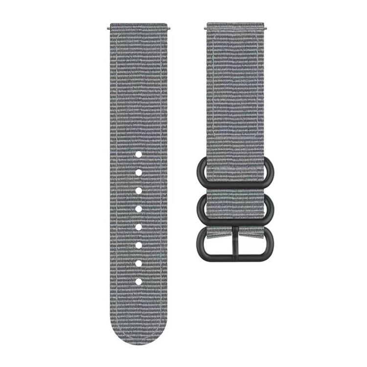 For Garmin Venu X1 Ring Buckle Nylon Canvas Watch Band(Gray) - free shipping - PMC TechLife - Order now!