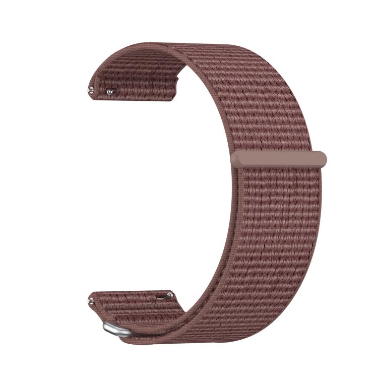 For Garmin Venu X1 Two Section Metal Ring Nylon Hook and Loop Fastener Watch Band(Smokey Purple) - free shipping - PMC TechLife - Order now!