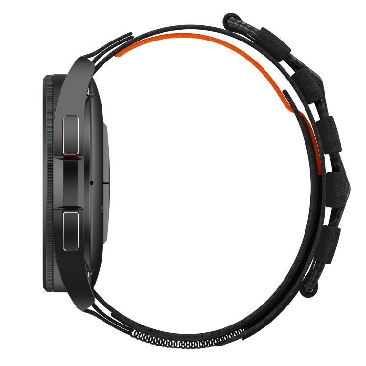 22mm Universal Braided Cord Nylon Hook and Loop Fastener Watch Band(Black) - free shipping - PMC TechLife - Order now!