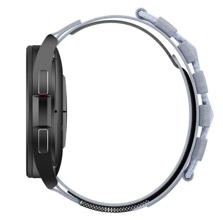 22mm Universal Braided Cord Nylon Hook and Loop Fastener Watch Band(Gray) - free shipping - PMC TechLife - Order now!