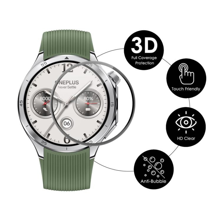 For OnePlus Watch 3 46mm 2pcs ENKAY 3D Full Coverage Soft PC Edge PMMA HD Screen Protector Film - free shipping - PMC TechLife - Order now!