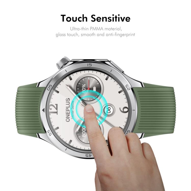 For OnePlus Watch 3 46mm 2pcs ENKAY 3D Full Coverage Soft PC Edge PMMA HD Screen Protector Film - free shipping - PMC TechLife - Order now!