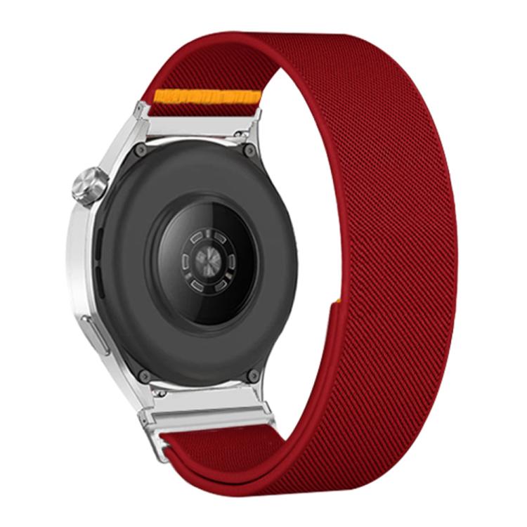 22mm Adjustable Single Loop Elastic Nylon Watch Band(Red) - free shipping - PMC TechLife - Order now!
