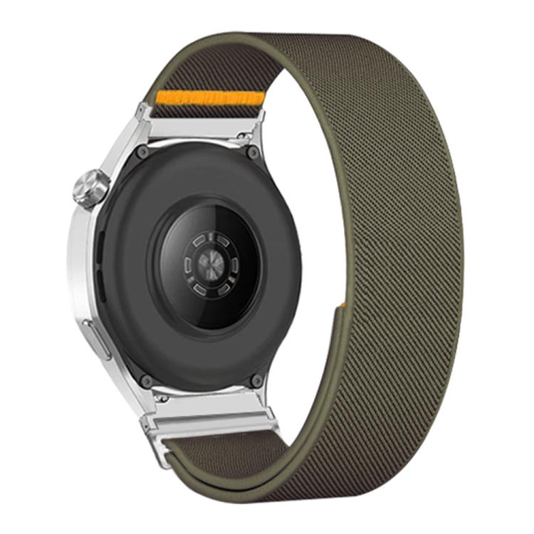 22mm Adjustable Single Loop Elastic Nylon Watch Band(Army Green) - free shipping - PMC TechLife - Order now!