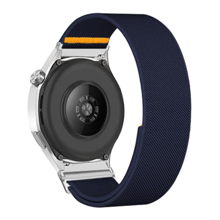 22mm Adjustable Single Loop Elastic Nylon Watch Band(Dark Blue) - free shipping - PMC TechLife - Order now!