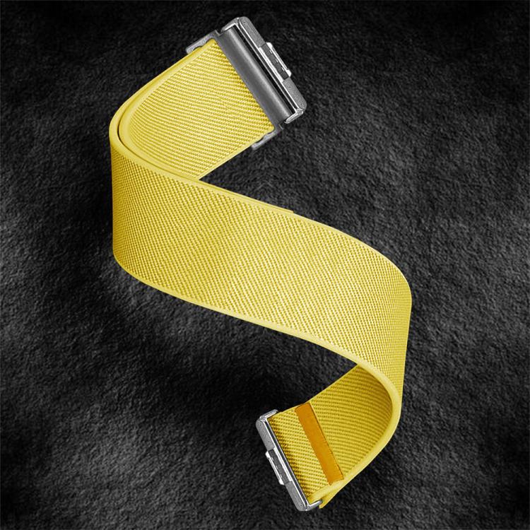 For Huawei Watch Fit3 / Fit4 / Fit4 Pro Adjustable Single Loop Elastic Nylon Watch Band(Yellow) - free shipping - PMC TechLife - Order now!