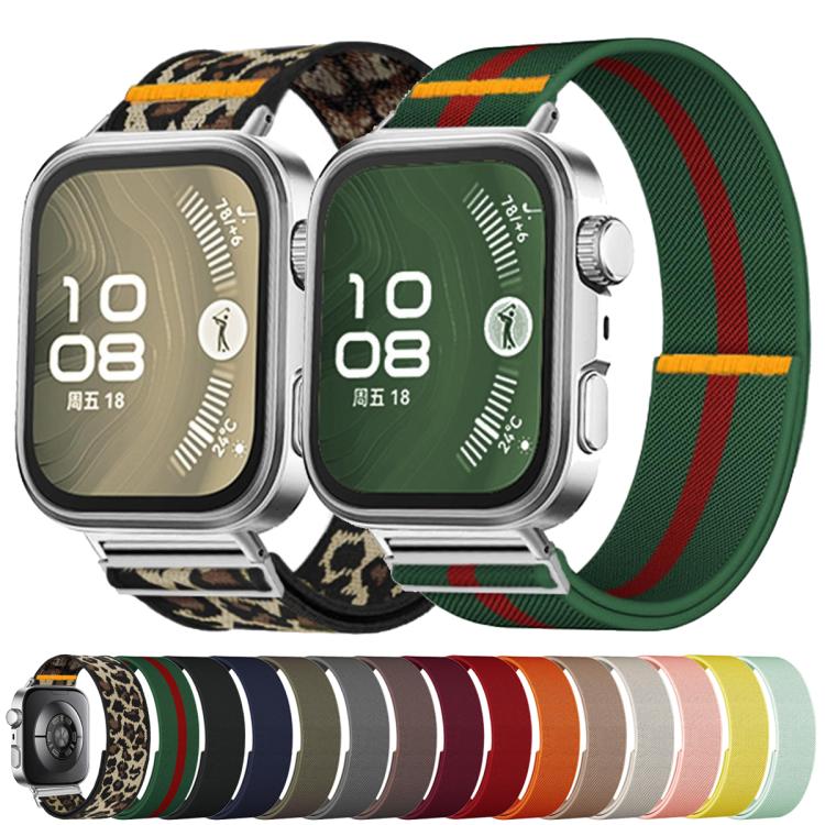 For Huawei Watch Fit3 / Fit4 / Fit4 Pro Adjustable Single Loop Elastic Nylon Watch Band(Starlight) - free shipping - PMC TechLife - Order now!