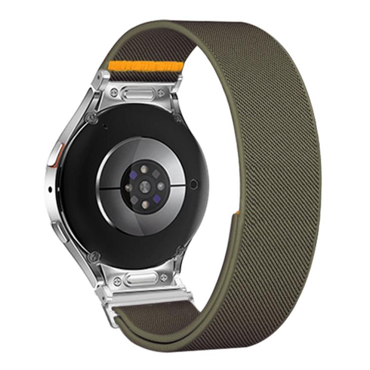 For Samsung Galaxy Watch FE / 7 / 6 / 5 / 4 Adjustable Single Loop Elastic Nylon Watch Band(Army Green) - free shipping - PMC TechLife - Order now!