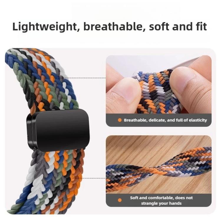 For Samsung Galaxy Watch8 / Watch8 Classic Loop Magnetic Buckle Braided Nylon Watch Band(Space Gray) - free shipping - PMC TechLife - Order now!