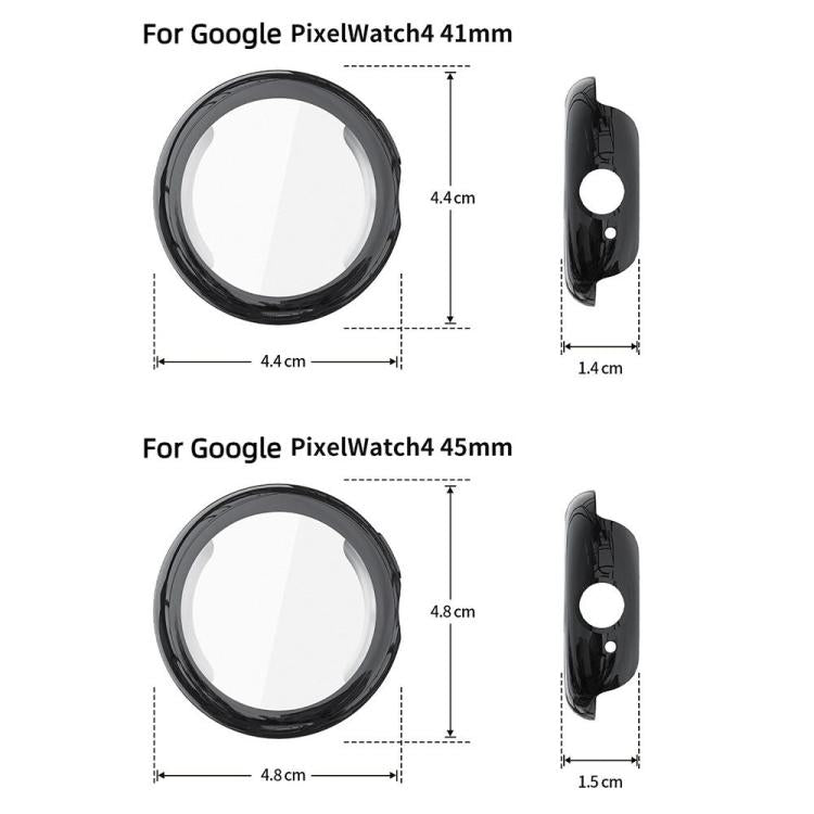 For Google Pixel Watch4 45mm Full Coverage Electroplated TPU Watch Protective Cover(Silver) - free shipping - PMC TechLife - Order now!