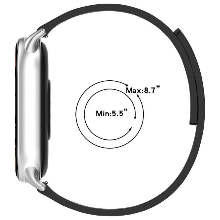12mm Striped Soft Magnetic Silicone Watch Band(Purple) - free shipping - PMC TechLife - Order now!
