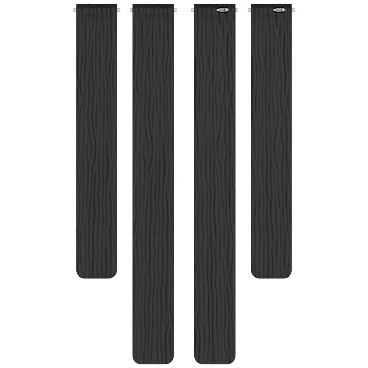 12mm Striped Soft Magnetic Silicone Watch Band(White) - free shipping - PMC TechLife - Order now!