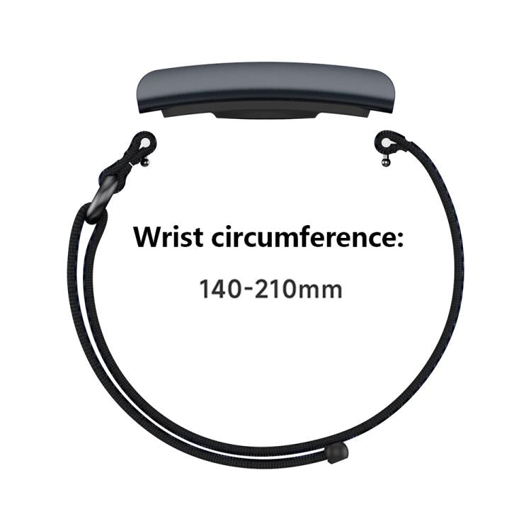For Amazfit Helio Strap Metal Ring Two Sections Nylon Hook and Loop Fastener Watch Band(Sea Shell) - free shipping - PMC TechLife - Order now!