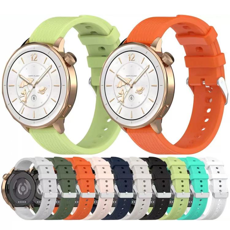For OnePlus Watch 3 43mm Rhombic Texture Groove Silicone Watch Band(Gray) - free shipping - PMC TechLife - Order now!