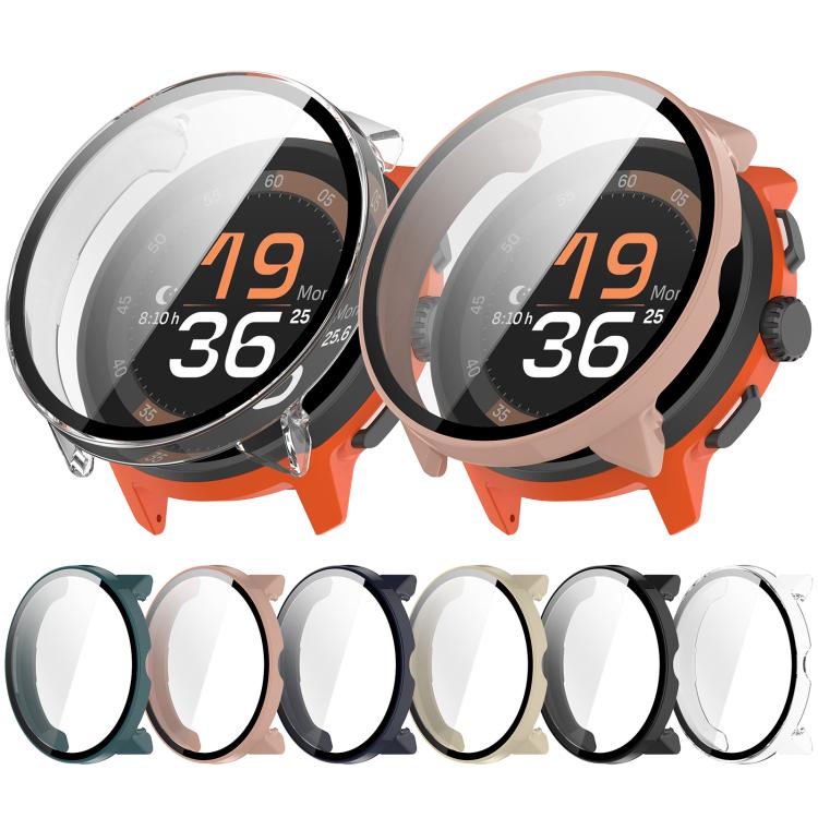 For Suunto Run Tempered Film Integrated PC Watch Protective Cover(Ivory White) - free shipping - PMC TechLife - Order now!