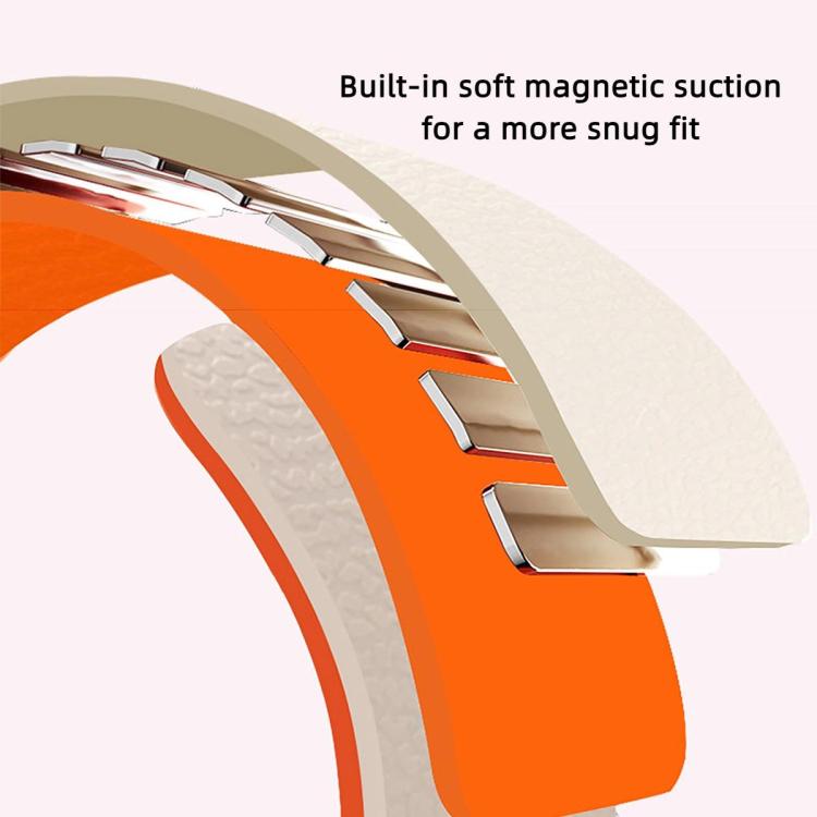 For Xiaomi Smart Band 9 Pro / Redmi Watch 5 Lychee Texture Soft Magnetic Silicone Watch Band(Starlight) - free shipping - PMC TechLife - Order now!