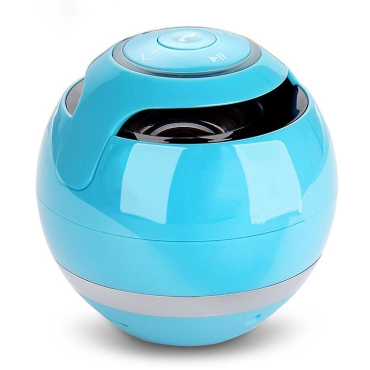 A18 Ball Bluetooth Speaker with LED Light Portable Wireless Mini Speaker Mobile Music MP3 Subwoofer Support TF (Blue) - Desktop Speaker by T&G | Online Shopping South Africa | PMC Jewellery | Buy Now Pay Later Mobicred