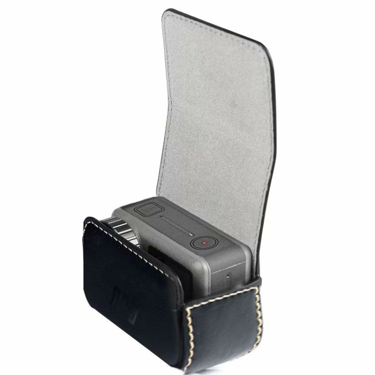 Waterproof Mini Leather Case Storage Carrying Box for DJI OSMO Action / GoPro / SJCAM / Xiaomi Mi Jia(Coffee) - free shipping - PMC TechLife - Order now!