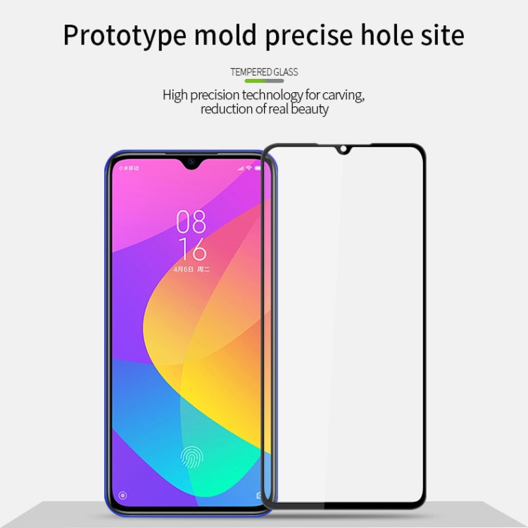 MOFI 9H 3D Explosion-proof Curved Screen Tempered Glass Film for Xiaomi Mi CC9e / A3(Black) -  by MOFI | Online Shopping South Africa | PMC Jewellery