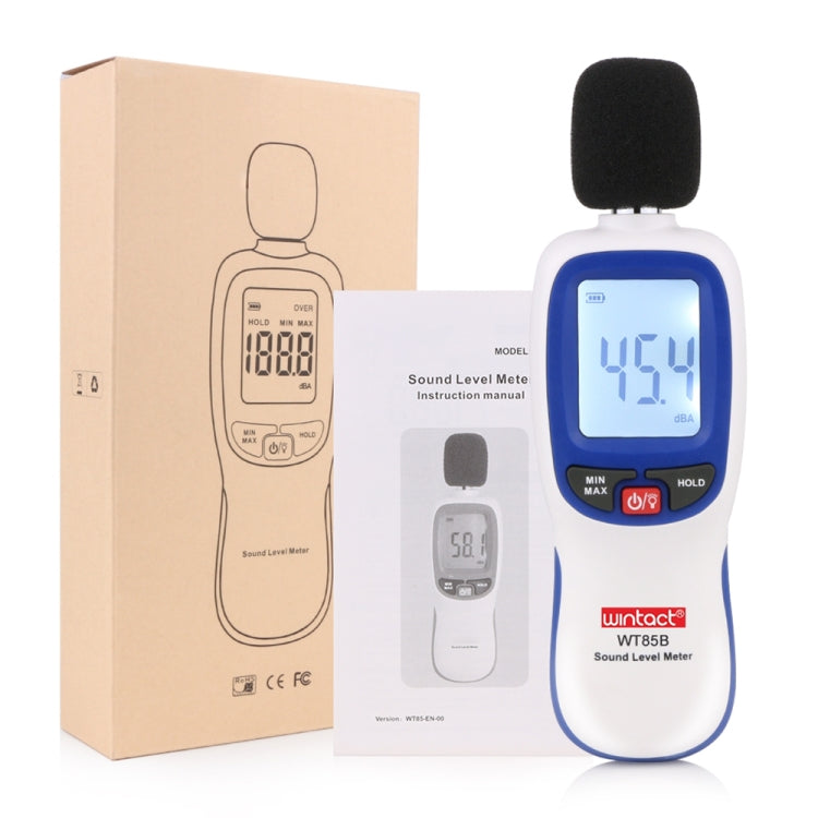 Wintact WT85B Sound Level Meter Digital Decibel Meter Digital Noise Meter Environmental Noise Tester - Light & Sound Meter by Wintact | Online Shopping South Africa | PMC Jewellery | Buy Now Pay Later Mobicred