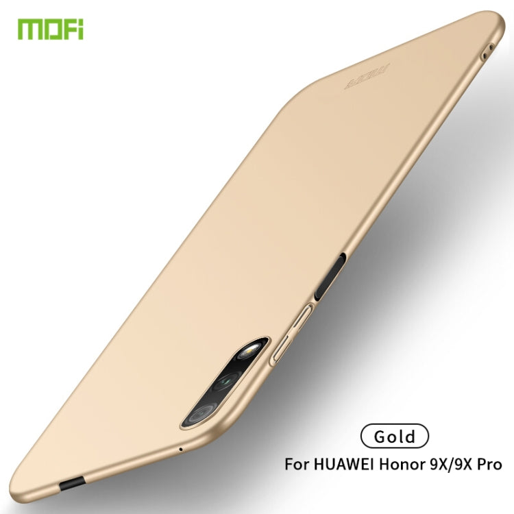 MOFI Frosted PC Ultra-thin Hard Case for Huawei Honor 9X / Honor 9X Pro(Gold) - Honor Cases by MOFI | Online Shopping South Africa | PMC Jewellery