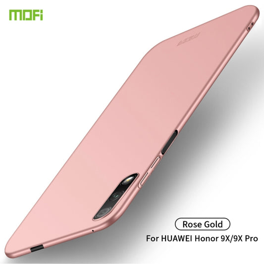 MOFI Frosted PC Ultra-thin Hard Case for Huawei Honor 9X / Honor 9X Pro(Rose gold) - Honor Cases by MOFI | Online Shopping South Africa | PMC Jewellery