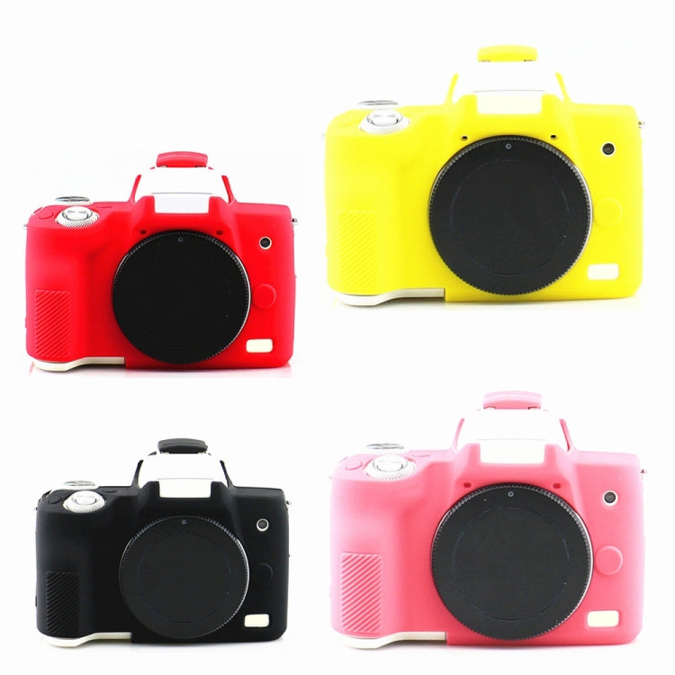 Richwell  Silicone Armor Skin Case Body Cover Protector for Canon EOS M50 Body Digital Camera(Black) - Protective Case by Richwell | Online Shopping South Africa | PMC TechLife | Buy Now Pay Later Mobicred