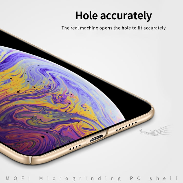 For iPhone 11 Pro Max MOFI Frosted PC Ultra-thin Hard Case (Gold) - free shipping - PMC TechLife - Order now!