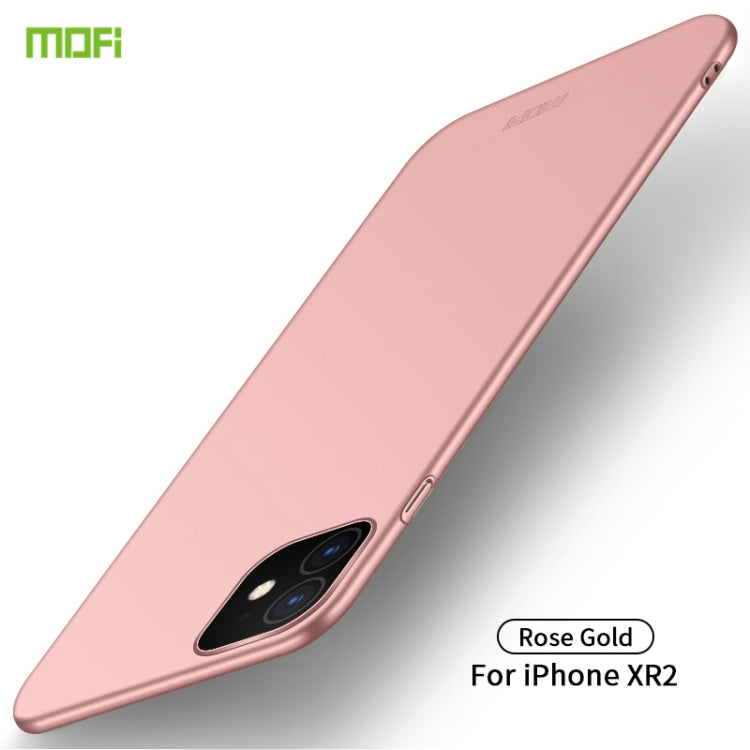 For iPhone 11 MOFI Frosted PC Ultra-thin Hard Case (Rose gold) - iPhone 11 Cases by MOFI | Online Shopping South Africa | PMC Jewellery