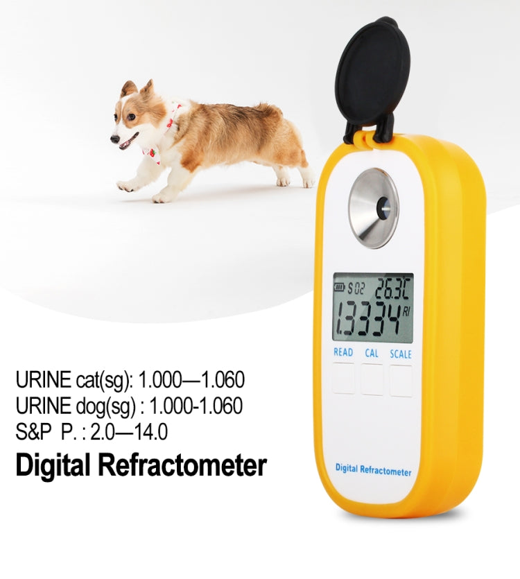 DR503 Animal Clinical Refractometer Veterinary Human Serum Protein Piss Urine Refractometer Pet Dog Cat Specific Gravity Tester - Digital Refractometer by PMC Jewellery | Online Shopping South Africa | PMC Jewellery | Buy Now Pay Later Mobicred