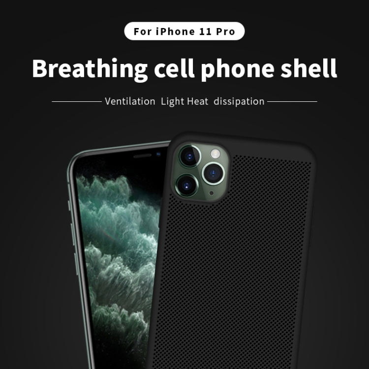For iPhone 11 Pro MOFI Breathable PC Ultra-thin All-inclusive Protective Case(Gold) - iPhone 11 Pro Cases by MOFI | Online Shopping South Africa | PMC TechLife | Buy Now Pay Later Mobicred