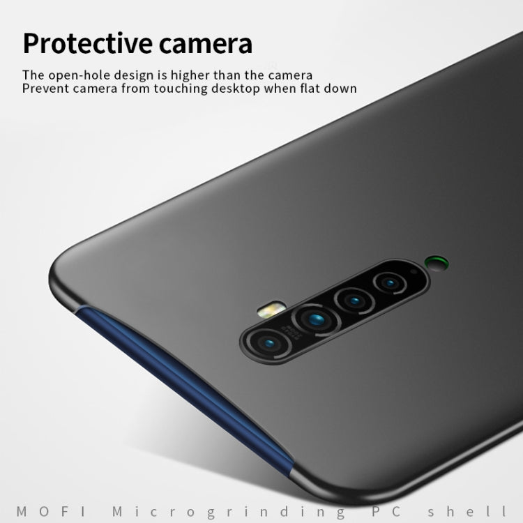 For OPPO Reno2 MOFI Frosted PC Ultra-thin Hard Case(Black) - OPPO Cases by MOFI | Online Shopping South Africa | PMC Jewellery