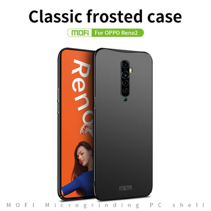 For OPPO Reno2 MOFI Frosted PC Ultra-thin Hard Case(Rose gold) - OPPO Cases by MOFI | Online Shopping South Africa | PMC Jewellery