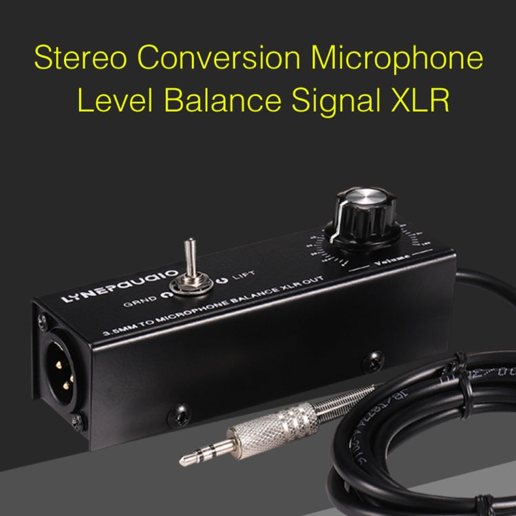 B012 Professional Stereo Signal Converted to Microphone Balanced Signal Output -  by PMC Jewellery | Online Shopping South Africa | PMC Jewellery | Buy Now Pay Later Mobicred