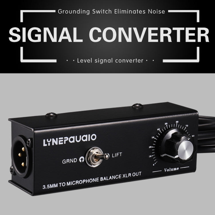 B012 Professional Stereo Signal Converted to Microphone Balanced Signal Output - free shipping - PMC Jewellery - Order now!