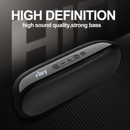 NBY 4070 Portable Bluetooth Speaker 3D Stereo Sound Surround Speakers, Support FM, TF, AUX, U-disk(Gray) - Desktop Speaker by NBY | Online Shopping South Africa | PMC Jewellery | Buy Now Pay Later Mobicred