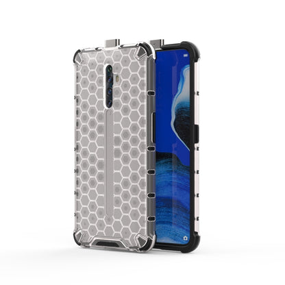 For Oppo Reno2 Z Shockproof Honeycomb PC + TPU Case(White) - OPPO Cases by PMC Jewellery | Online Shopping South Africa | PMC Jewellery