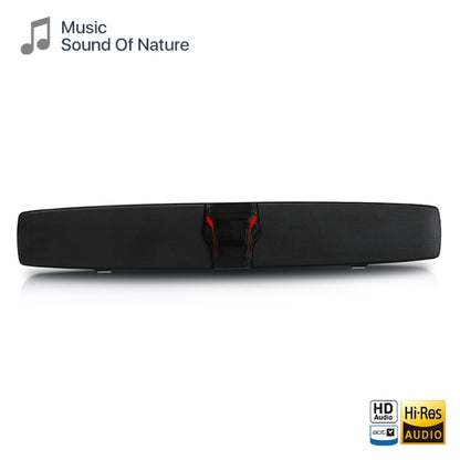 New Rixing NR7017 TWS Portable 10W Stereo Surround Soundbar Bluetooth Speaker with Microphone(Black) - Desktop Speaker by NewRixing | Online Shopping South Africa | PMC Jewellery | Buy Now Pay Later Mobicred