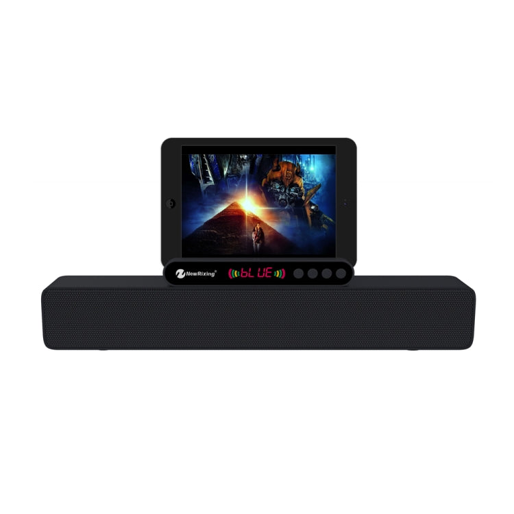 Newrixing NR-5017 LED Bluetooth Portable Speaker TWS Connection Loudspeaker Sound System 10W Stereo Surround Speaker(Black) - free shipping - PMC Jewellery - Order now!